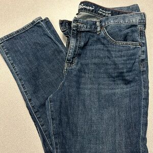 Eddie Bauer Boyfriend Jeans - Size 12 - Slim Leg, weathered indigo